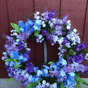 Wreaths and knit socks